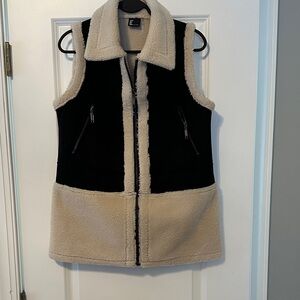 Love Token Black and Cream Vest